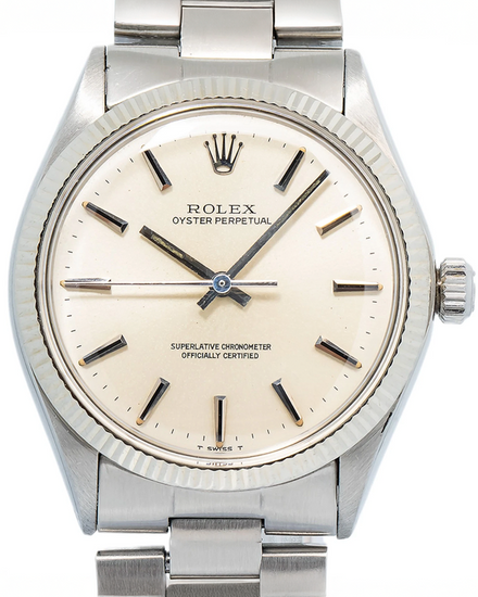 Rolex Oyster Perpetual 34MM Silver Dial Oyster Bracelet (1005)