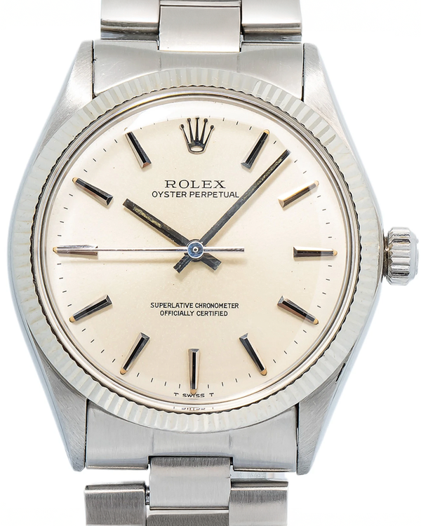 Rolex Oyster Perpetual 34MM Silver Dial Oyster Bracelet (1005)