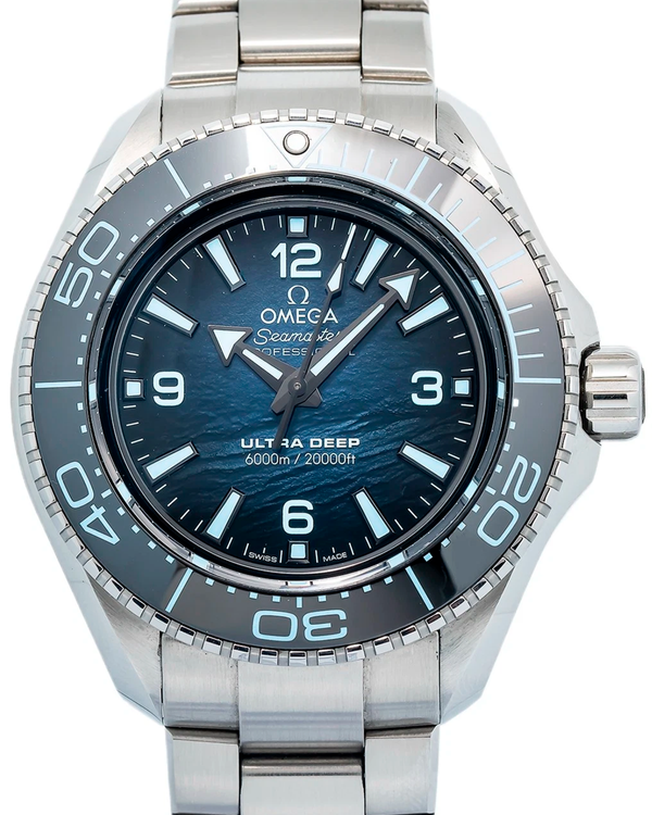 Omega Seamaster Planet Ocean 6000M "Ultra Deep" 45.5MM Blue Dial Steel Bracelet (215.30.46.21.03.002)