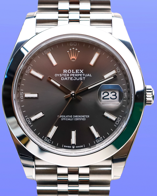 2025 Rolex Datejust 41MM Slate Dial Jubilee Bracelet (126300)