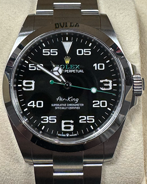 2023 Rolex Air-King 40MM Black Dial Oyster Bracelet (126900)