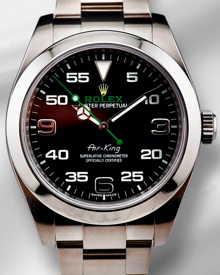 2019 Rolex Air-King 40MM Black Dial Oyster Bracelet (116900)