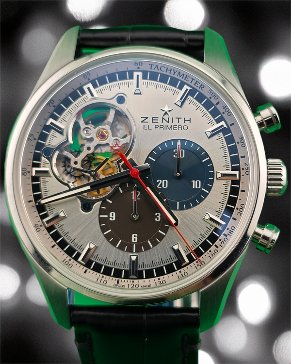 Zenith Chronomaster 42MM Silver Dial Leather Strap (03.2040.4061/69.C496)