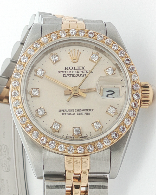 1987 Rolex Lady-Datejust 26MM Silver Dial Two-Tone Jubilee Bracelet (69173)