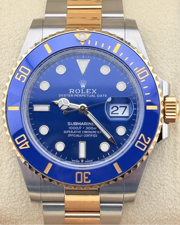 2023 Rolex Submariner Date "Bluesy" 41MM Blue Dial Two-Tone Oyster Bracelet (126613LB)
