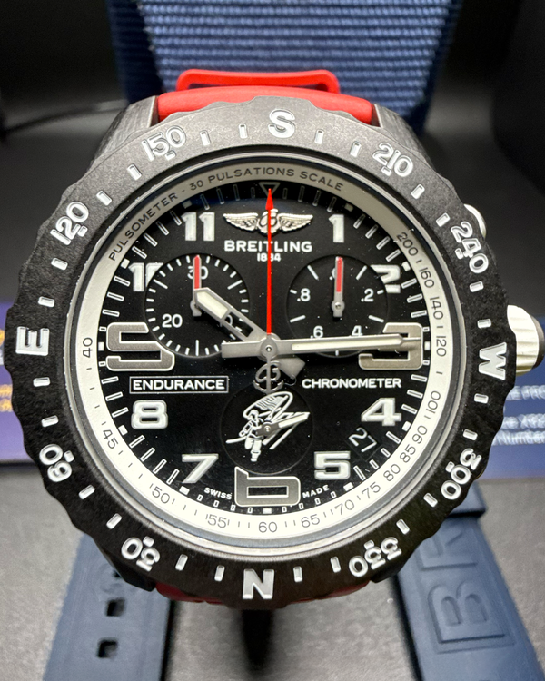 2025 Breitling Endurance Pro Chronometer "Tunnel to Towers" Limited Edition 44MM Black Dial Rubber Strap (X82310)