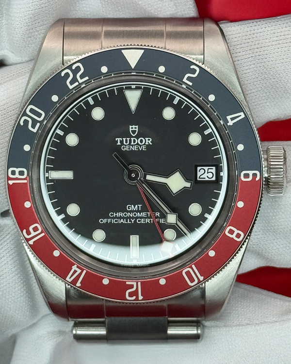 2020 Tudor Black Bay GMT "Pepsi" 41MM Black Dial Steel Bracelet (79830RB)