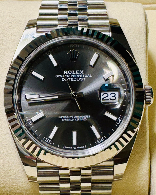 2025 Rolex Datejust 41MM Slate Dial Jubilee Bracelet (126334)