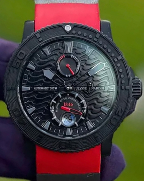 Ulysse Nardin Diver "Black Ocean" L.E. 43MM Black Dial Rubber Strap (263-38LE-3)