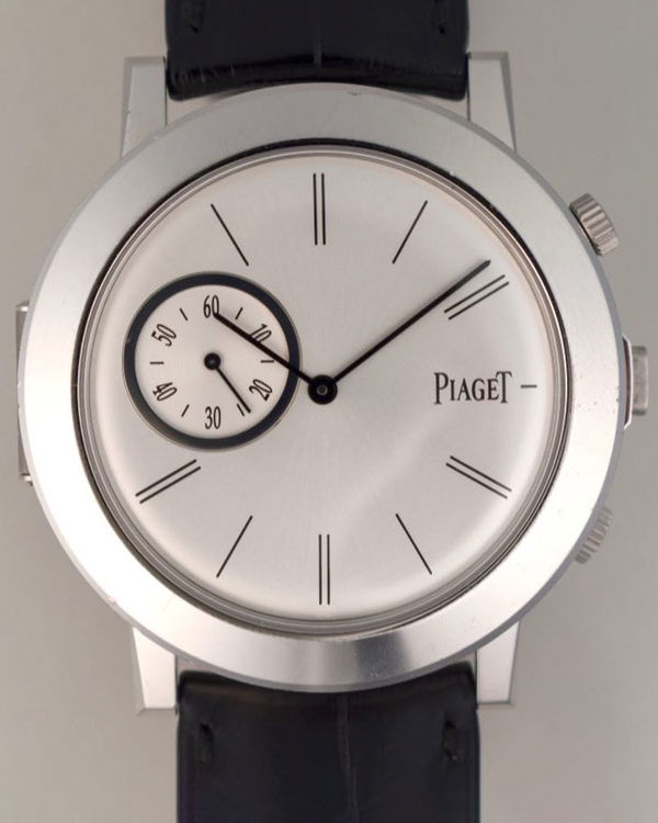 Piaget Altiplano Double Jeu 43MM Silver Dial Leather Strap (G0A32152)