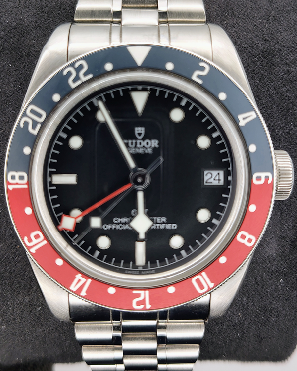 2018 Tudor Black Bay "Pepsi" 41MM Black Dial Aftermarket Steel Bracelet (79830RB)