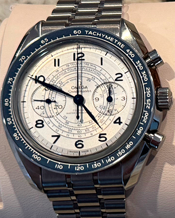2024 Omega Speedmaster Chronoscope 43MM Silver Dial Steel Bracelet (329.33.43.51.02.001)