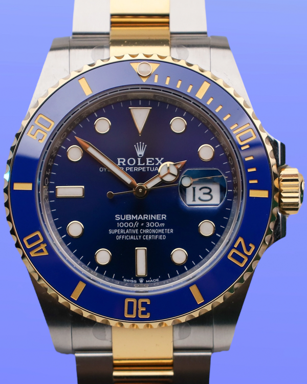 2025 Rolex Submariner Date "Bluesy" 41MM Blue Dial Two-Tone Oyster Bracelet (126613LB)