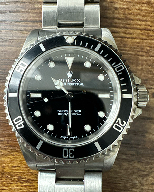 2000 Rolex Submariner No-Date 40MM Black Dial Oyster Bracelet (14060)