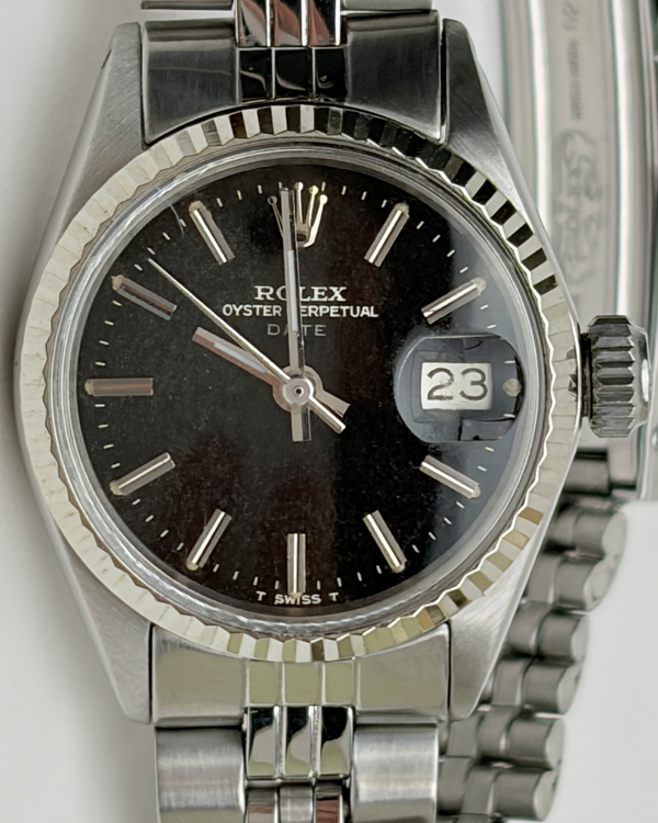 Rolex Lady-Datejust 26MM Black Dial Jubilee Bracelet (6517)