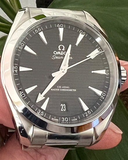 2022 Omega Seamaster Aqua Terra 150M 41MM Black Dial Steel Bracelet (220.10.41.21.01.001)