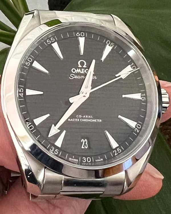 2022 Omega Seamaster Aqua Terra 150M 41MM Black Dial Steel Bracelet (220.10.41.21.01.001)