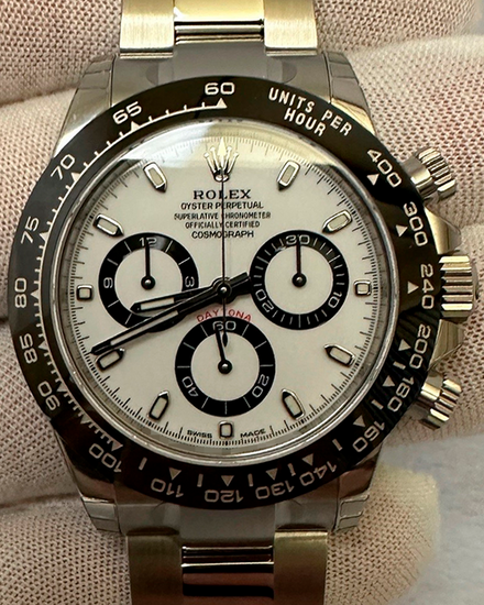 2023 Rolex Cosmograph Daytona "Panda" 40MM White Dial Oyster Bracelet (116500LN)