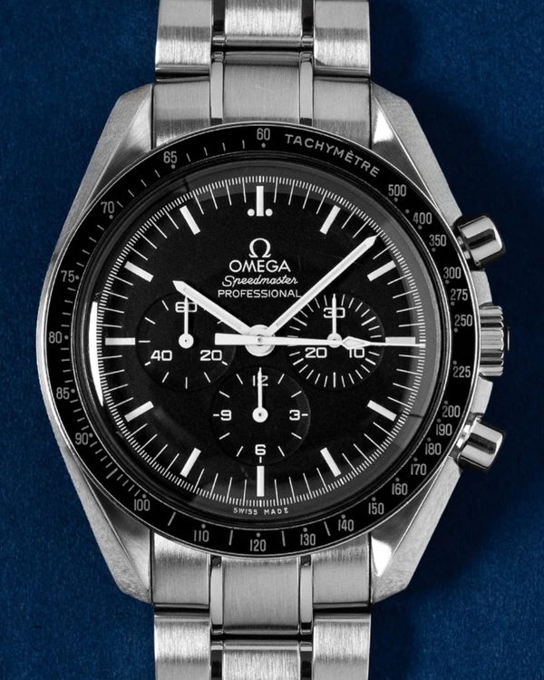 Omega Speedmaster Professional Moonwatch 42MM Black Dial Steel Bracelet (3570.50.00)
