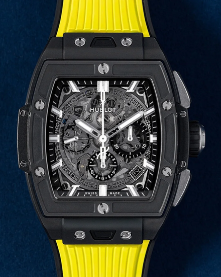 2021 Hublot Spirit Of Big Bang Black Magic 42MM Skeleton Dial Rubber Strap (642.CI.0170.RX)