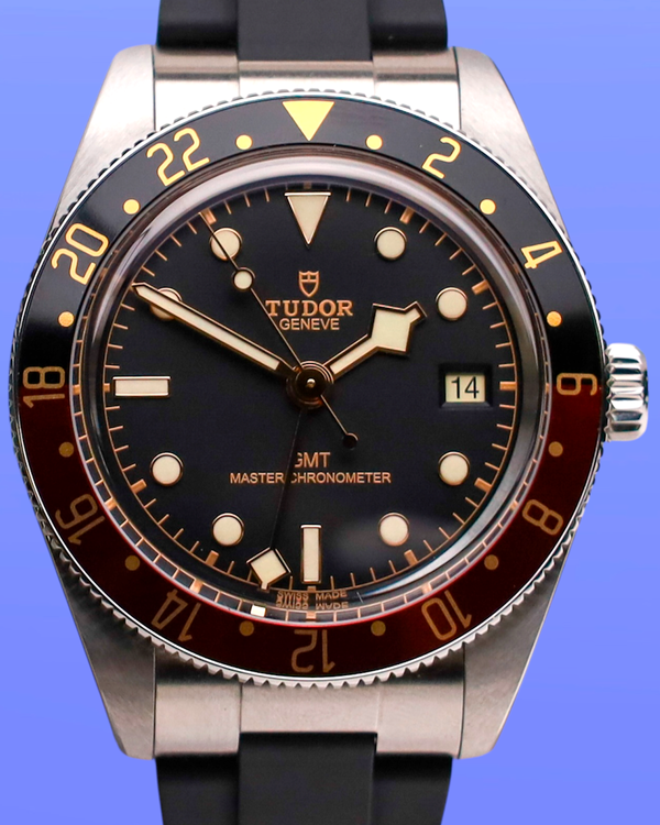 2025 Tudor Black Bay '58 GMT "Coke" 39MM Black Dial Rubber Strap (7939G1A0NRU)