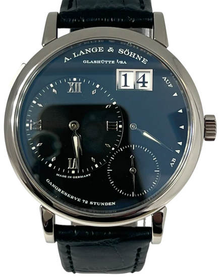 A. Lange & Söhne Grand Lange 1 41MM Black Dial Leather Strap (117.028)