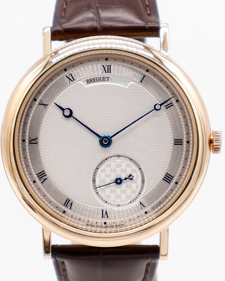 Breguet Classique 40MM Silver Dial Leather Strap (5140BA)