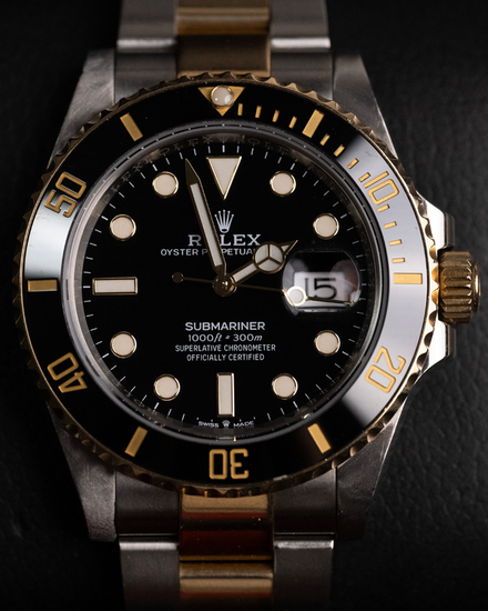 2022 Rolex Submariner Date 41MM Black Dial Two-Tone Oyster Bracelet (126613LN)