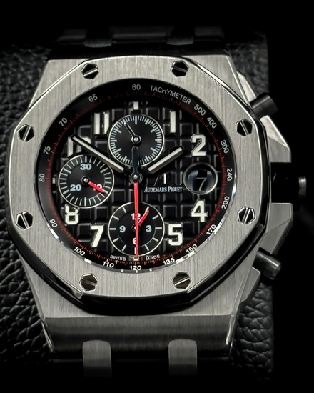 2015 Audemars Piguet Royal Oak Offshore "Vampire" 42MM Black Dial Rubber Strap (26470ST.OO.A101CR.01)