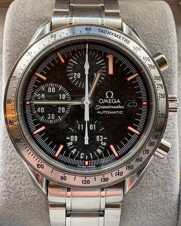 2002 Omega Speedmaster Racing "Michael Schumacher" L.E. 39MM Carbon Fiber Dial Steel Bracelet (3519.50.00)