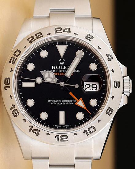 2013 Rolex Explorer II 42MM Black Dial Oyster Bracelet (216570)