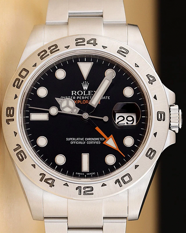 2013 Rolex Explorer II 42MM Black Dial Oyster Bracelet (216570)