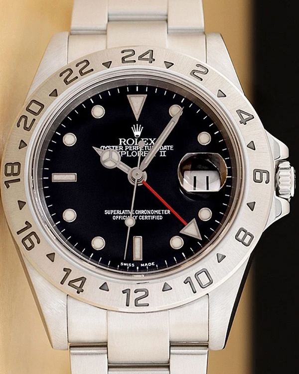 2006 Rolex Explorer II 40MM Black Dial Oyster Bracelet (16570)