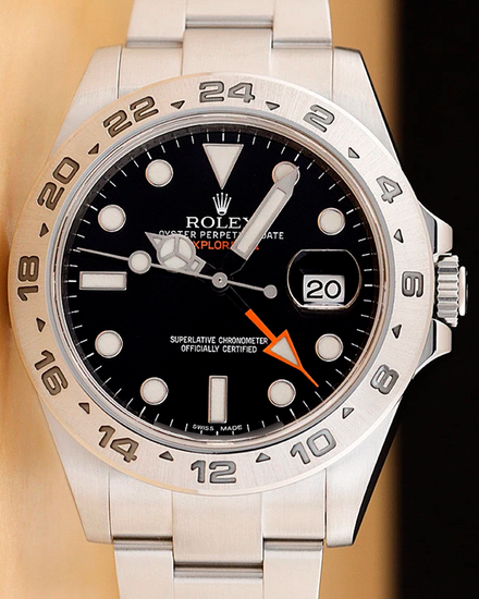 2014 Rolex Explorer II 42MM Black Dial Oyster Bracelet (216570)