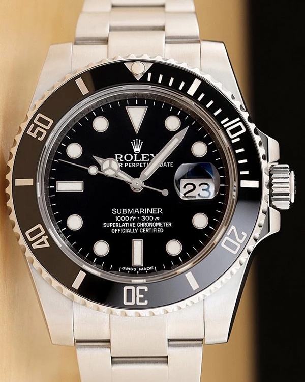 2010 Rolex Submariner Date 40MM Black Dial Oyster Bracelet (116610LN)