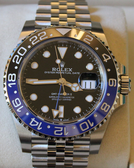 2025 Rolex GMT-Master II "Batgirl" 40MM Black Dial Jubilee Bracelet (126710BLNR)