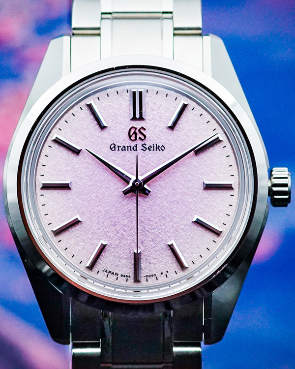 2022 Grand Seiko Heritage "Sakura-Kakushi" L.E. 37MM Pink Dial Steel Bracelet (SBGW289)