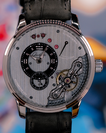 2024 Glashütte Original PanoInverse XL 42MM Grey Dial Leather Strap (1-66-06-04-22-62)