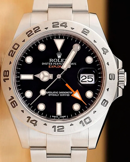 2016 Rolex Explorer II 42MM Black Dial Oyster Bracelet (216570)