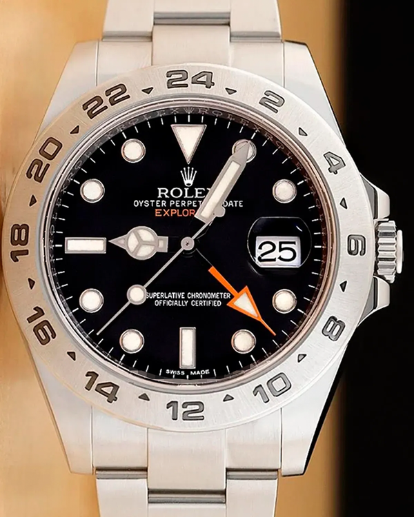 2016 Rolex Explorer II 42MM Black Dial Oyster Bracelet (216570)