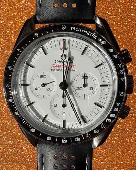 2025 Omega Speedmaster Professional Moonwatch 42MM White Dial Leather Strap (310.32.42.50.04.002)