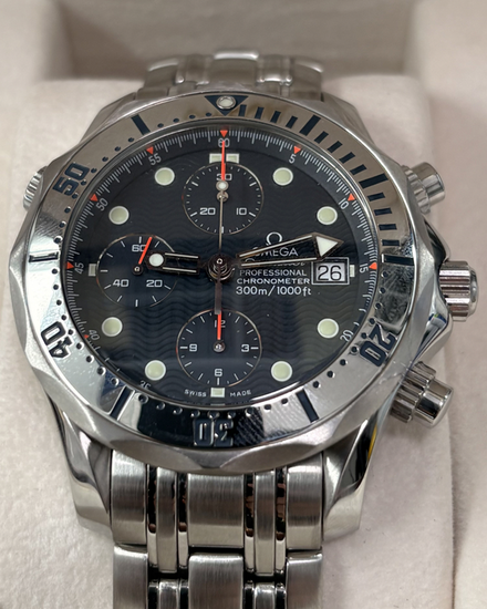 Omega Seamaster Diver 300M 41.5MM Blue Dial steel Bracelet (2598.80.00)