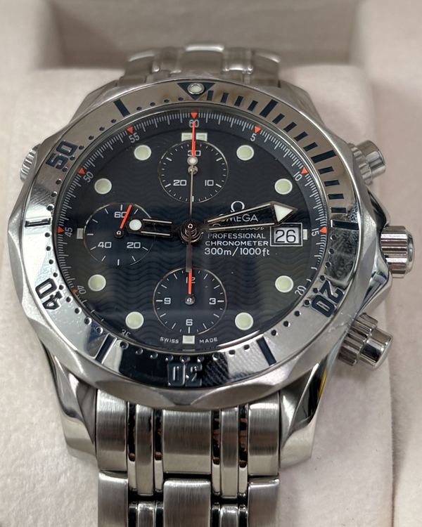 Omega Seamaster Diver 300M 41.5MM Blue Dial steel Bracelet (2598.80.00)