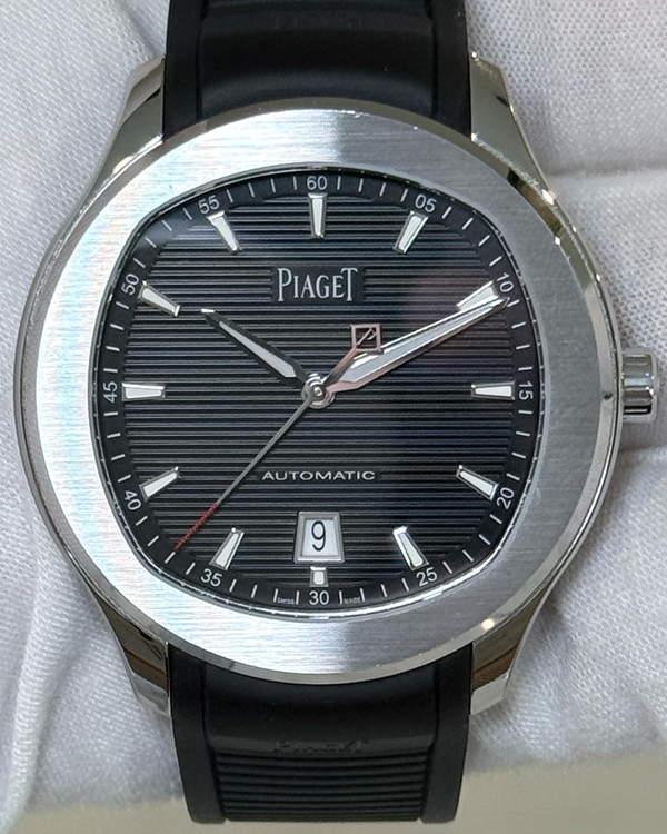 2024 Piaget Polo 42MM Black Dial Rubber Strap (G0A47014)