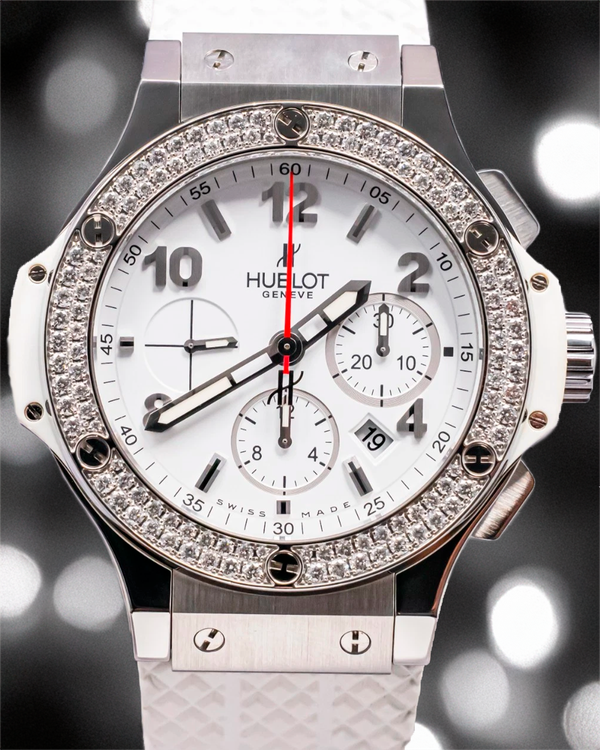 Hublot Big Bang Chronograph 44MM White Dial Rubber Strap (301.SE.230.RW.114)