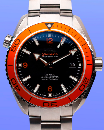 No Reserve - Omega Seamaster Planet Ocean 600M 45.5MM Black Dial Steel Bracelet (232.30.46.21.01.002)