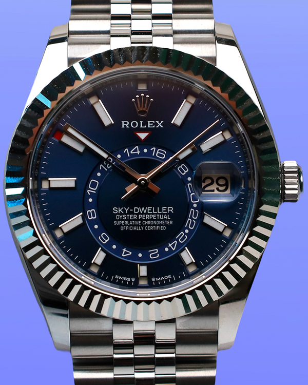 2025 Rolex Sky-Dweller 42MM Blue Dial Jubilee Bracelet (336934)