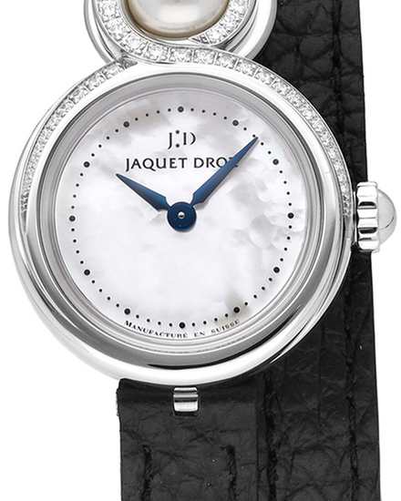 2023 Jaquet Droz Lady 8 25MM Mother of Pearl Dial Leather Strap (J014600370)