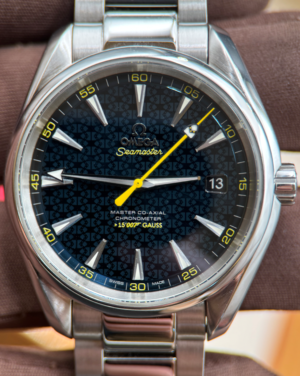 (Albert) 2020 Omega Seamaster Aqua Terra 150M "James Bond Spectre" L.E. 41.5MM Blue Dial Steel Bracelet (231.10.42.21.03.004)