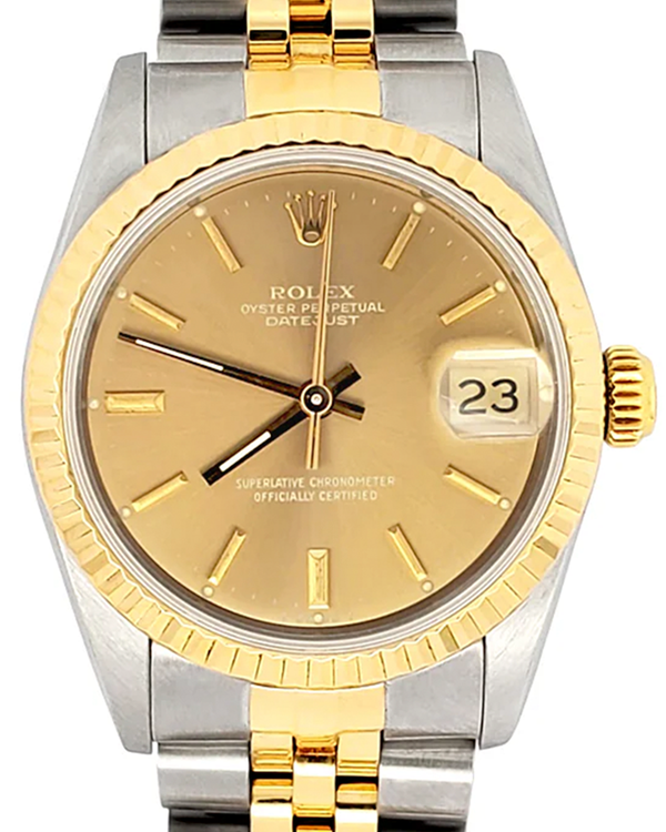 Rolex Datejust 31MM Champagne Dial Two-Tone Jubilee Bracelet (68273)
